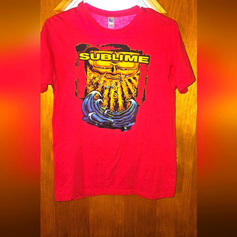 Sublime T-shirt Tultex Sz M Sunrays Waves 2007